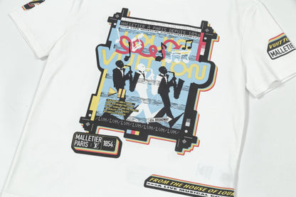 Camiseta con estampado de músico