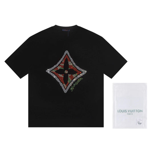 Colored Diamond Design T-Shirt