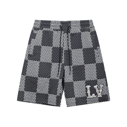 Short de plage à carreaux tendance