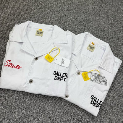 T-shirt en jean blanc brodé 2025
