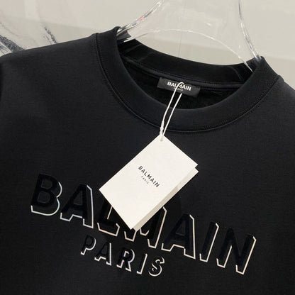 Camiseta con estampado de letras de doble sombra