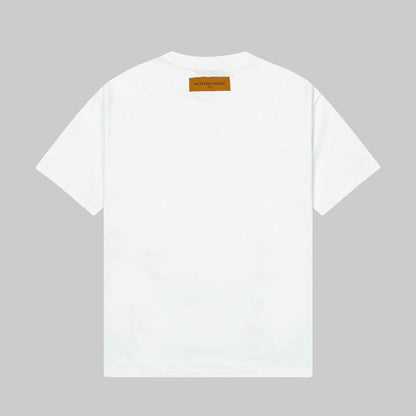 Camiseta con estampado de cadena