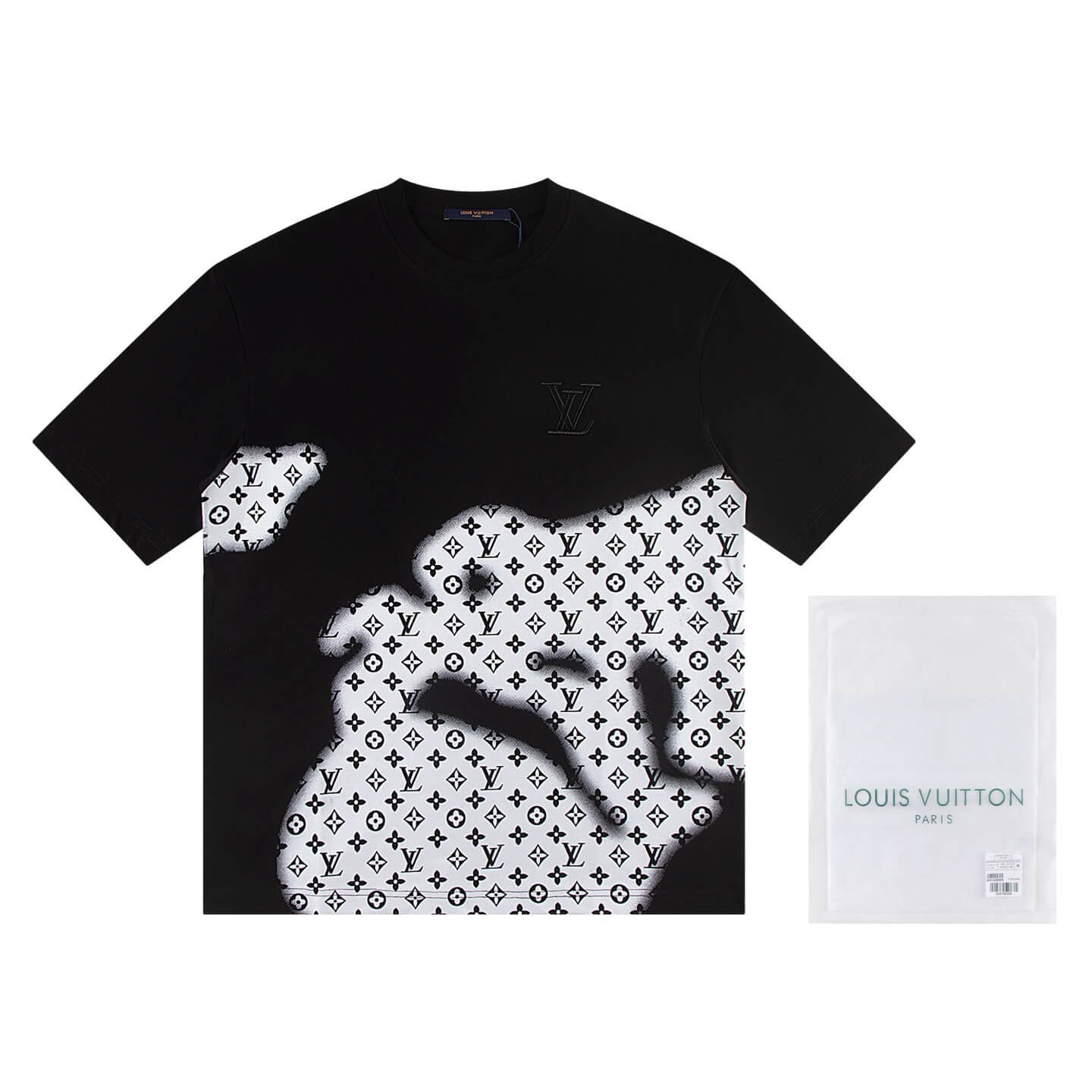 Camiseta con renderizado de degradado
