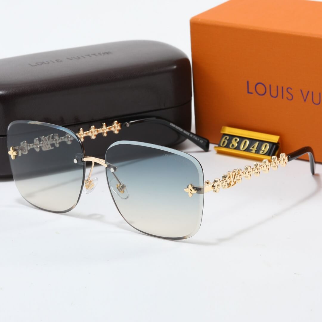 Nuevas gafas de sol sin montura con patillas distintivas