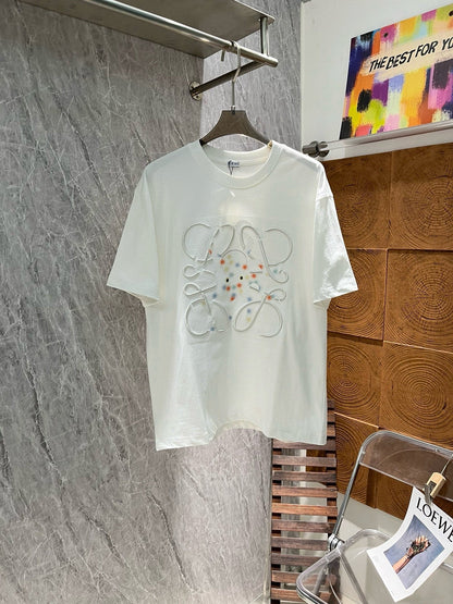 Camiseta con bordado de pulpo