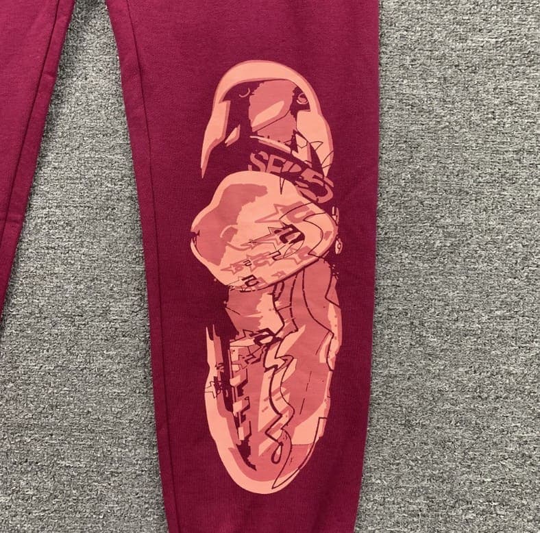 Pantalones burdeos