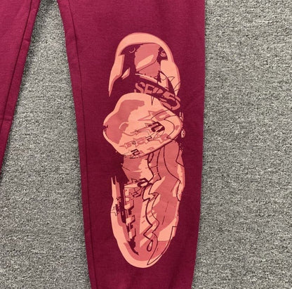 Pantalones burdeos
