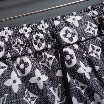 Shorts de playa con estampado completo
