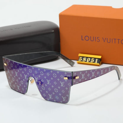 Gafas de sol de una pieza con letras geniales