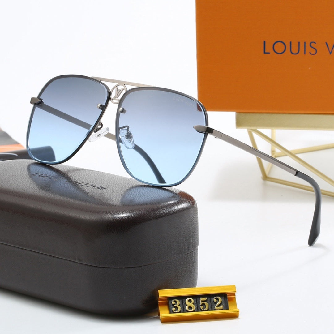 Gafas de sol de aviador con montura metálica minimalista