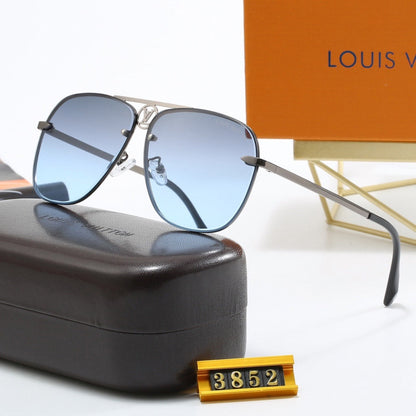 Gafas de sol de aviador con montura metálica minimalista