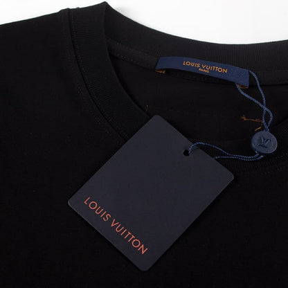 Chenille Patchwork Embroidered Tee
