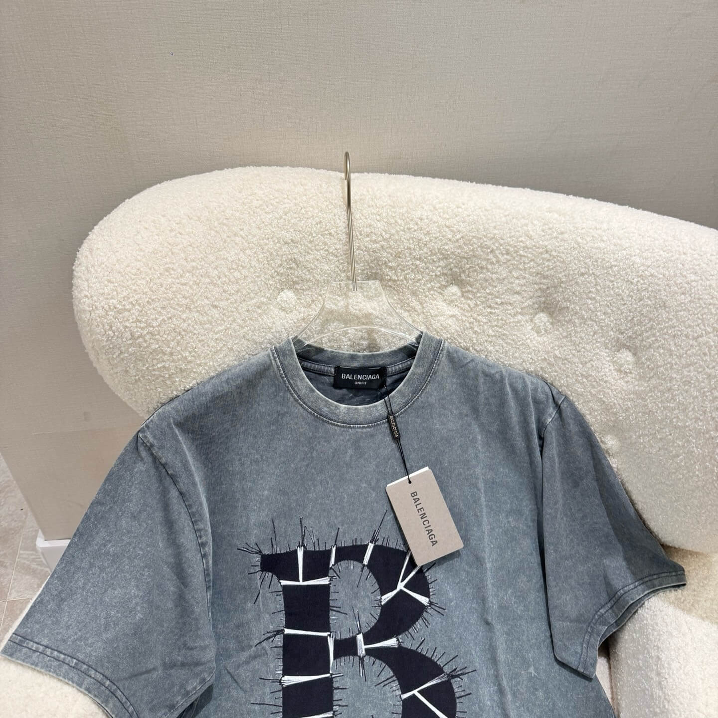 Distressed Letter B T-Shirt