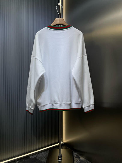 Embroidered Tape Sweatshirt