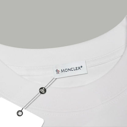 Classic Flocked Letter Cotton Long Sleeve Shirt