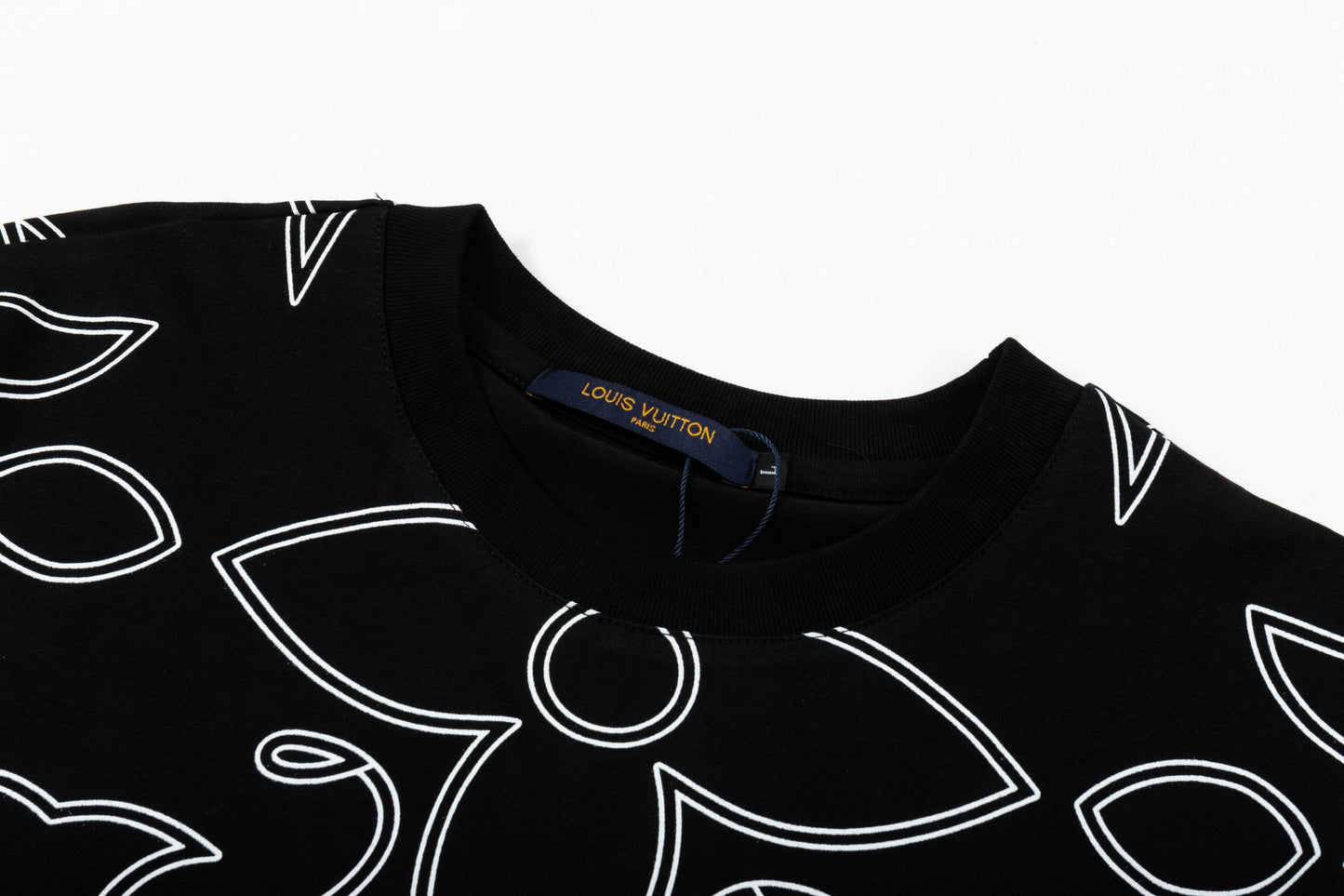 Camiseta de rayas con estampado completo