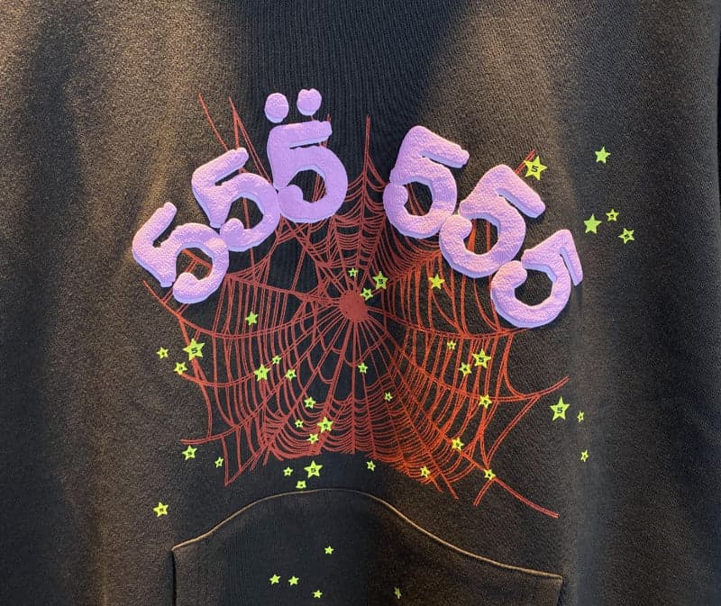 Sudadera con capucha clásica marrón con número