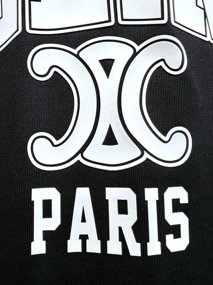Camiseta clásica con estampado de letras