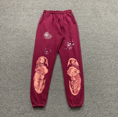 Pantalones burdeos