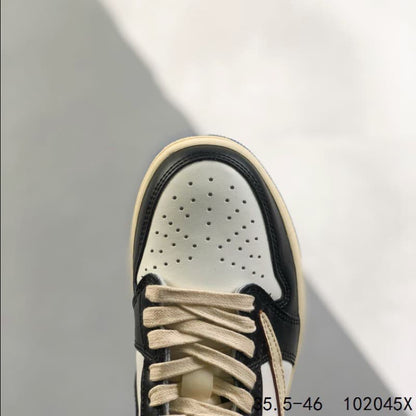 Zapatillas bajas con bloques de color negro y azul