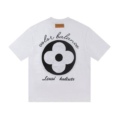 2025 Embroidered “Big Flower” T-Shirt
