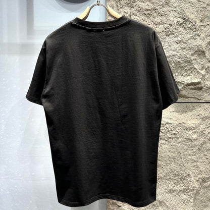 Camiseta clásica bordada con caballo de guerra