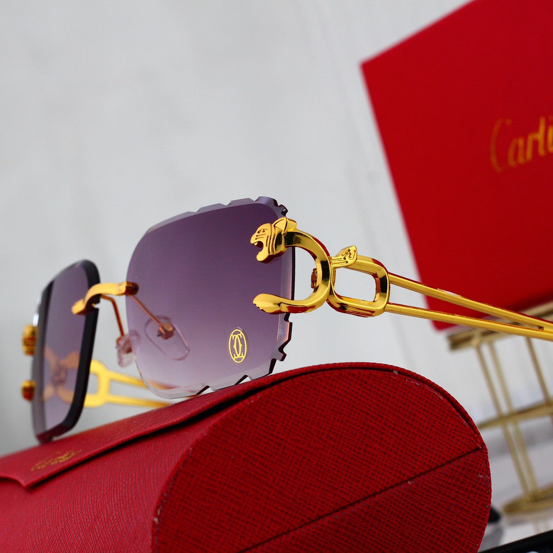 Gafas de sol extragrandes con detalle de aro