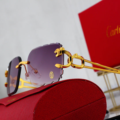 Gafas de sol extragrandes con detalle de aro
