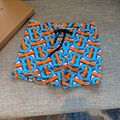 Colorful All-Over Print Swim Trunks