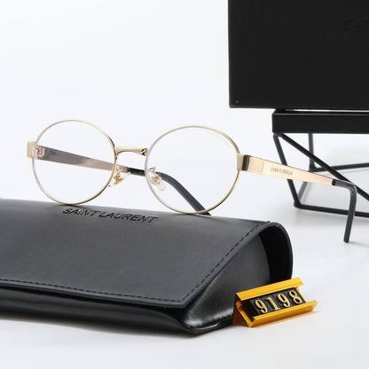 Gafas de sol clásicas y elegantes con montura redonda