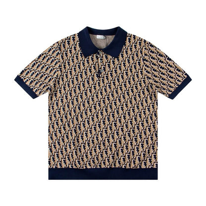 Camiseta polo con estampado completo