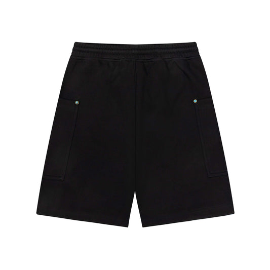Turquoise Buckle Accent Shorts