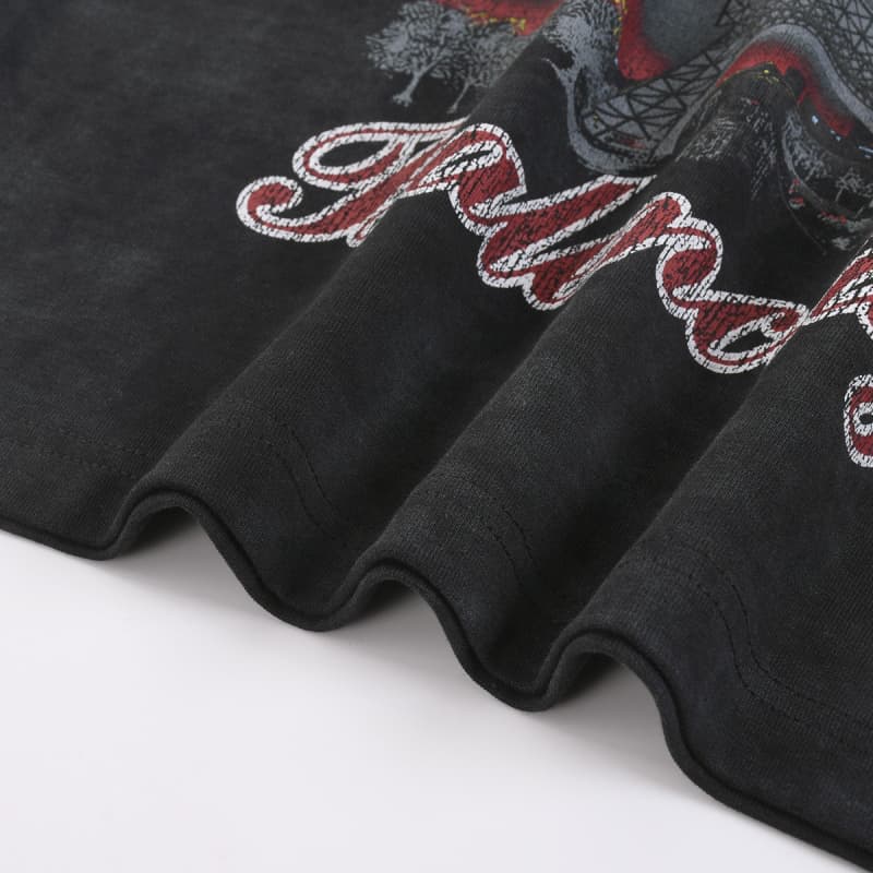 Night Tower Tie-Dye T-shirt