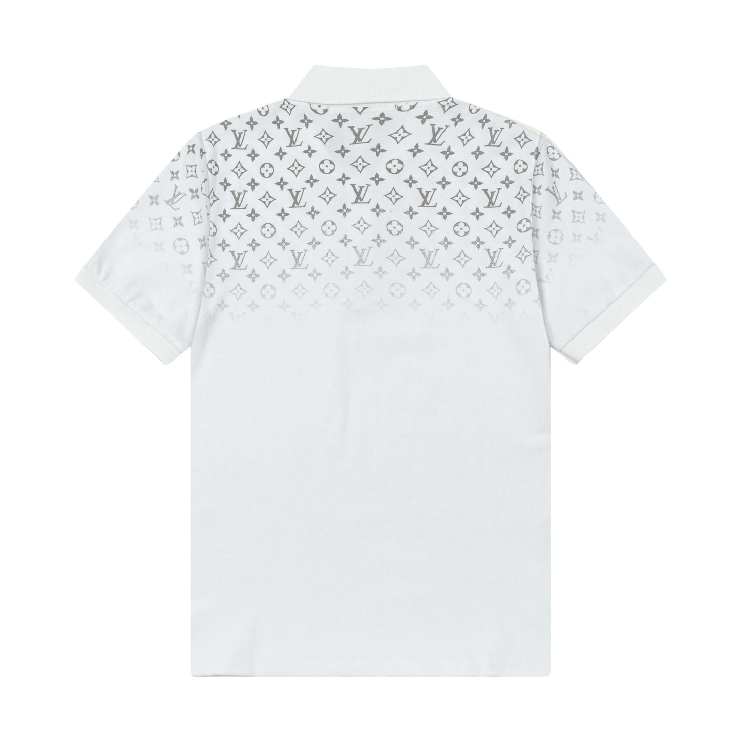 Polo con estampado completo degradado