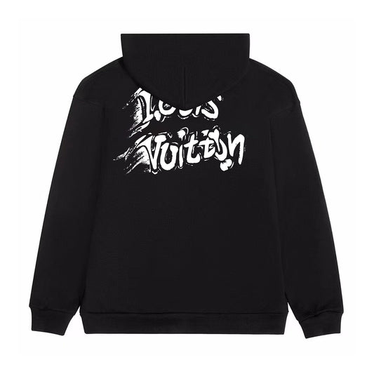 Sweat à capuche imprimé ombre