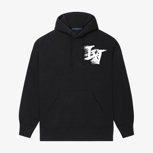 Sweat à capuche imprimé ombre