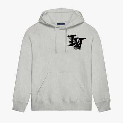Sudadera con capucha con estampado de sombras