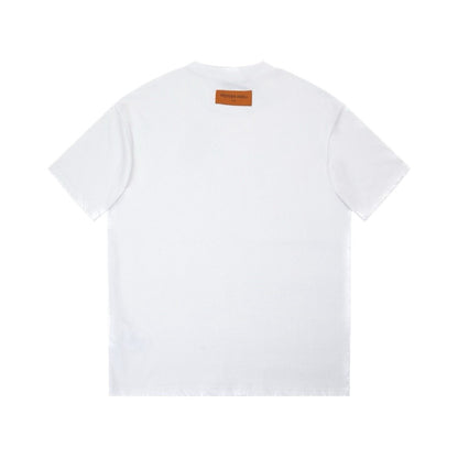 Camiseta con estampado de borlas de colores