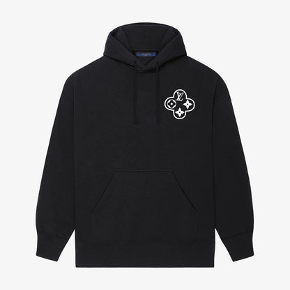 Sweat à capuche imprimé chaîne