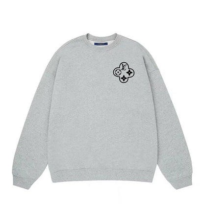Sudadera con estampado de cadena