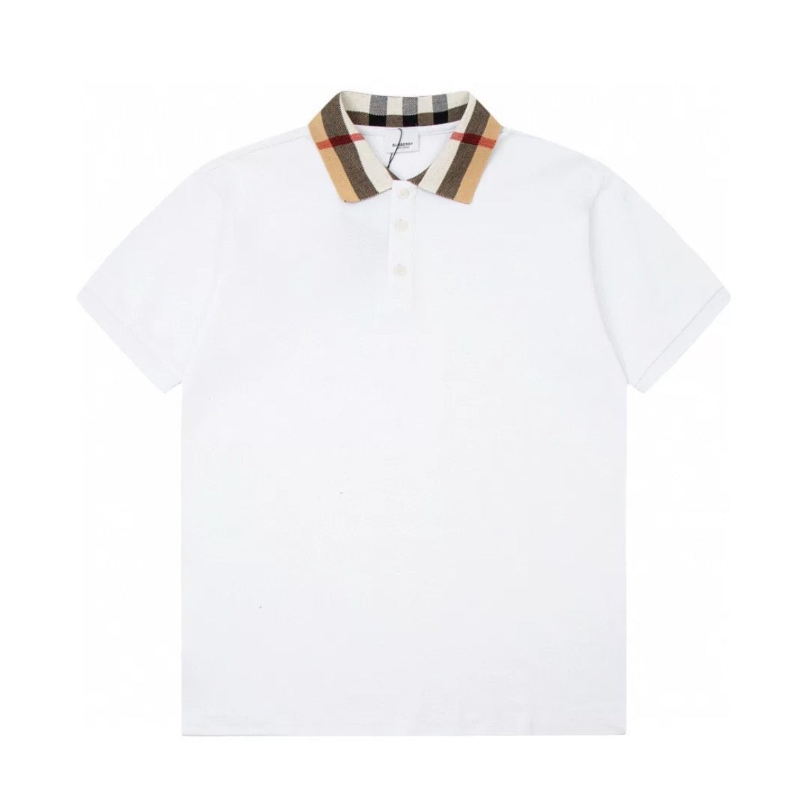 Classic Plaid Patchwork Polo Shirt