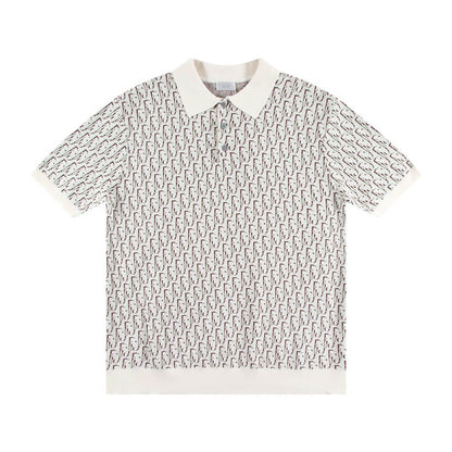 Camiseta polo con estampado completo