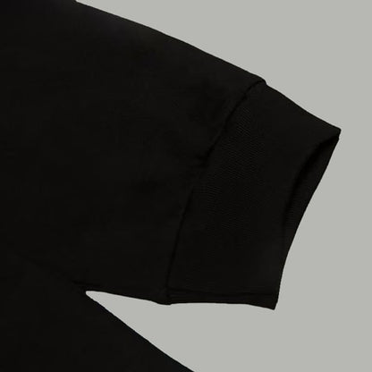 Classic Sanskrit Print Cotton Long Sleeve Shirt