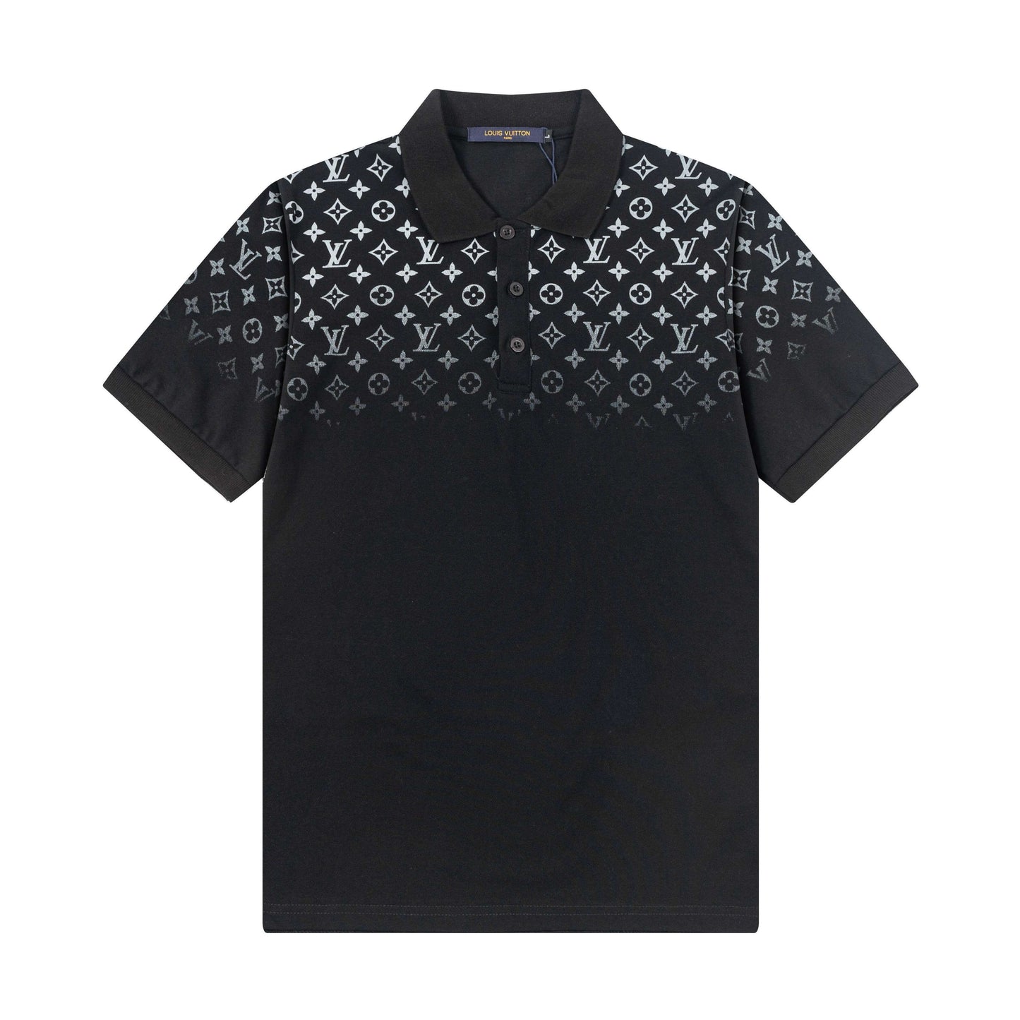 Polo con estampado completo degradado