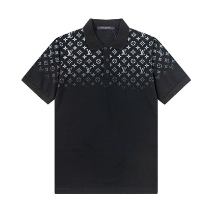 Polo con estampado completo degradado