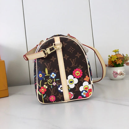 Bolsa de almohada con estampado floral de grafiti de moda
