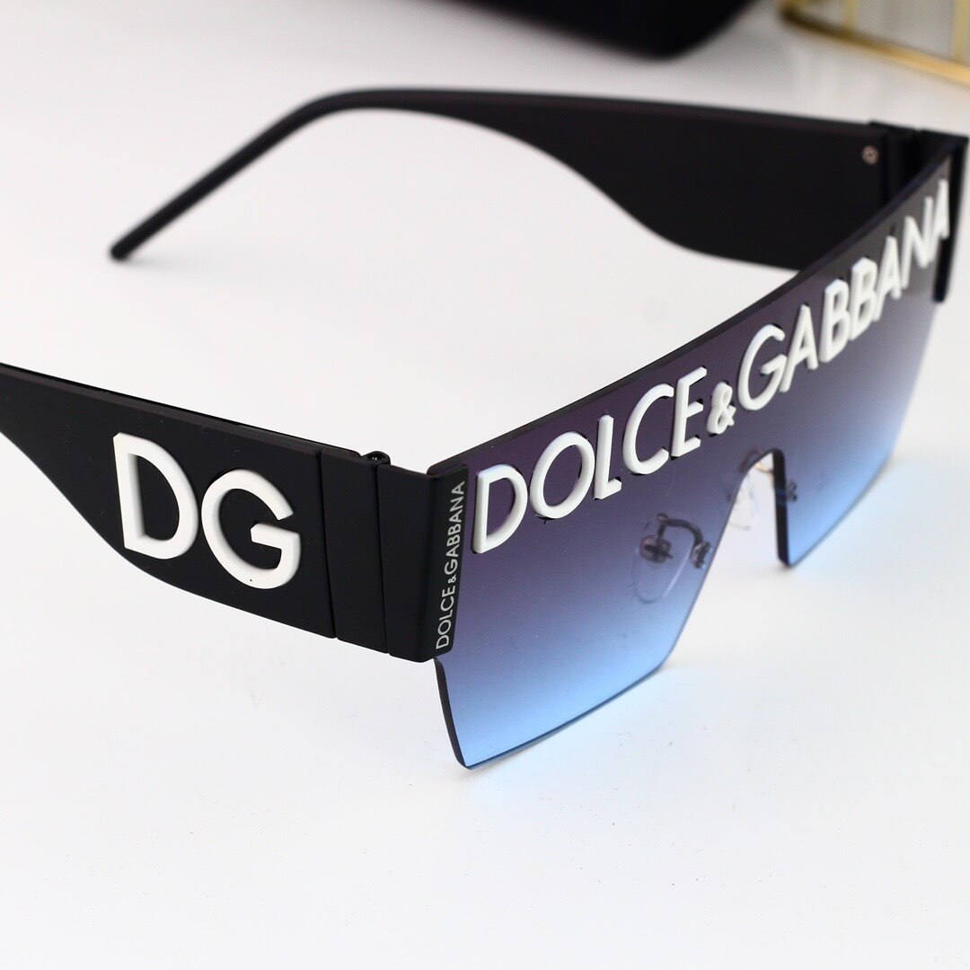 Gafas de sol con estampado de letras grandes estilo hip hop geek