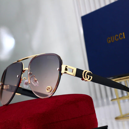 Gafas de sol de aviador con degradado