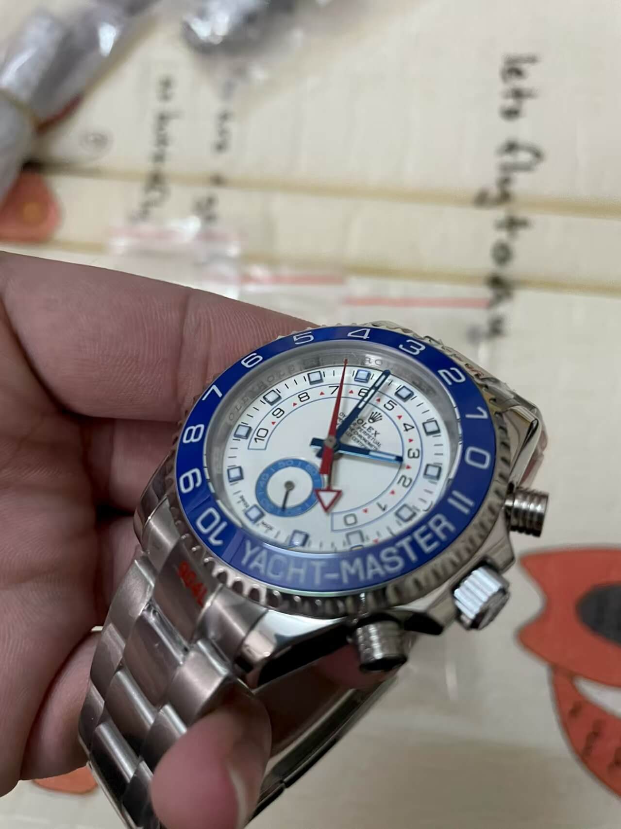 Blue Bezel Watch