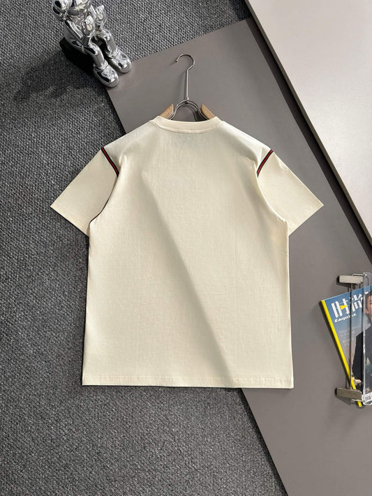 Letter Embroidered T Shirt